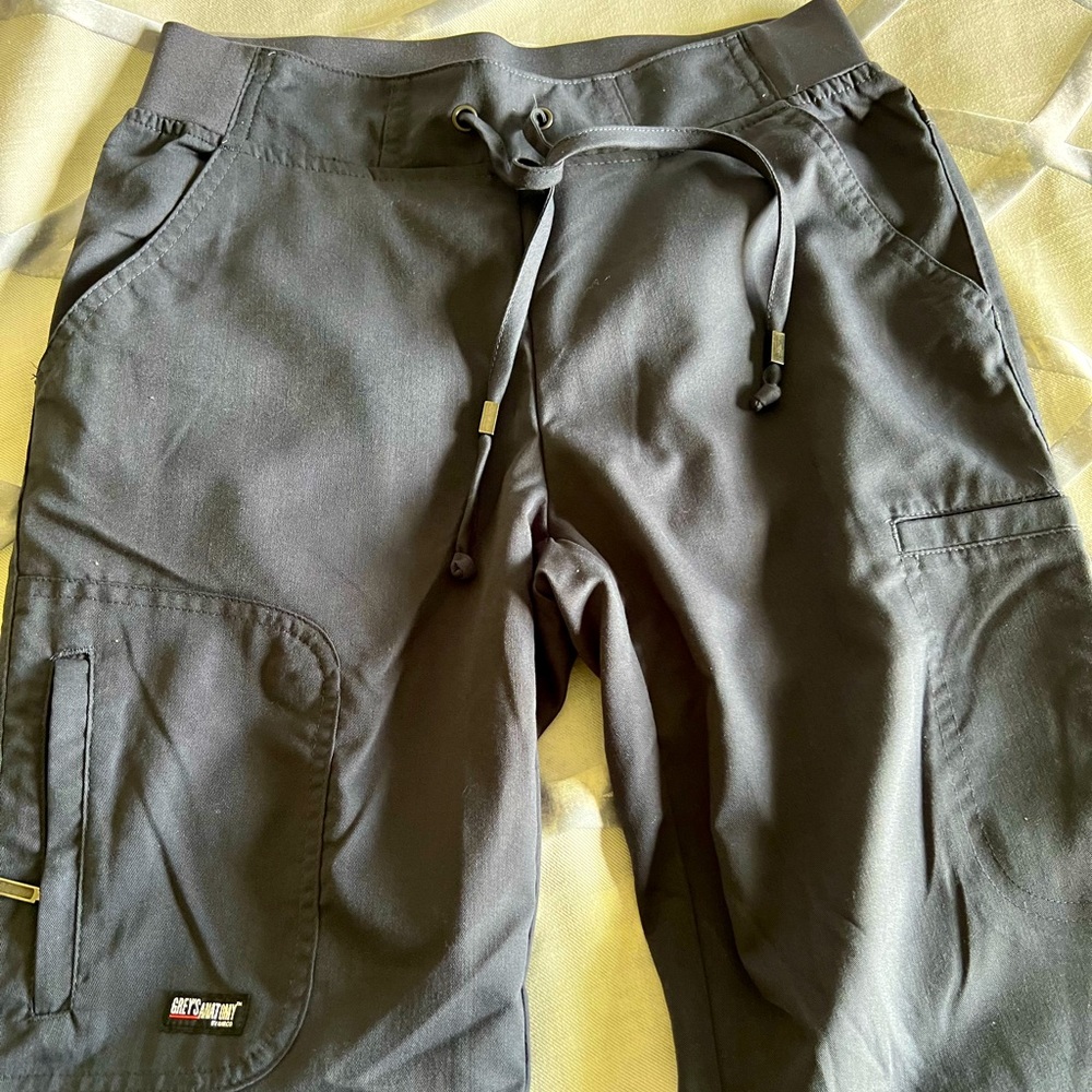 Dark gray scrub pants